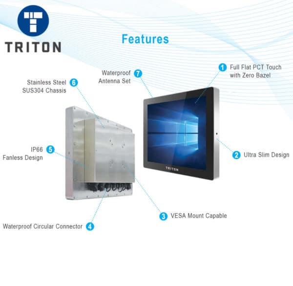 TSi21.5 Industrial Touchscreen PC - TSI3PCT215SS